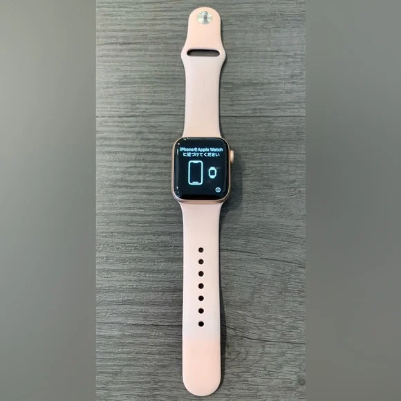 gps smartwatch apple watch series pink sand